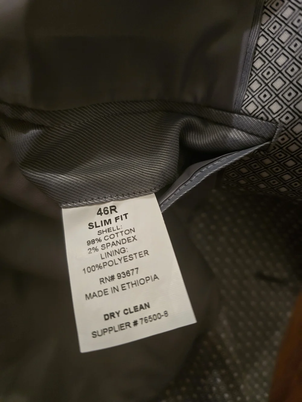 jf j.ferrar Men's Gray Dotted Sport Coat